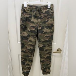 Aeropostale Camo Jogger Pants Stretch Fit